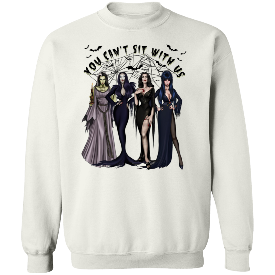 Halloween Witches "You Can't Sit With Us" Pullover Sweatshirt/T-Shirt