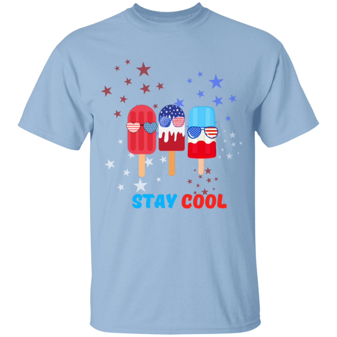 "Stay Cool" Summertime Fun Youth 100% Cotton T-Shirt