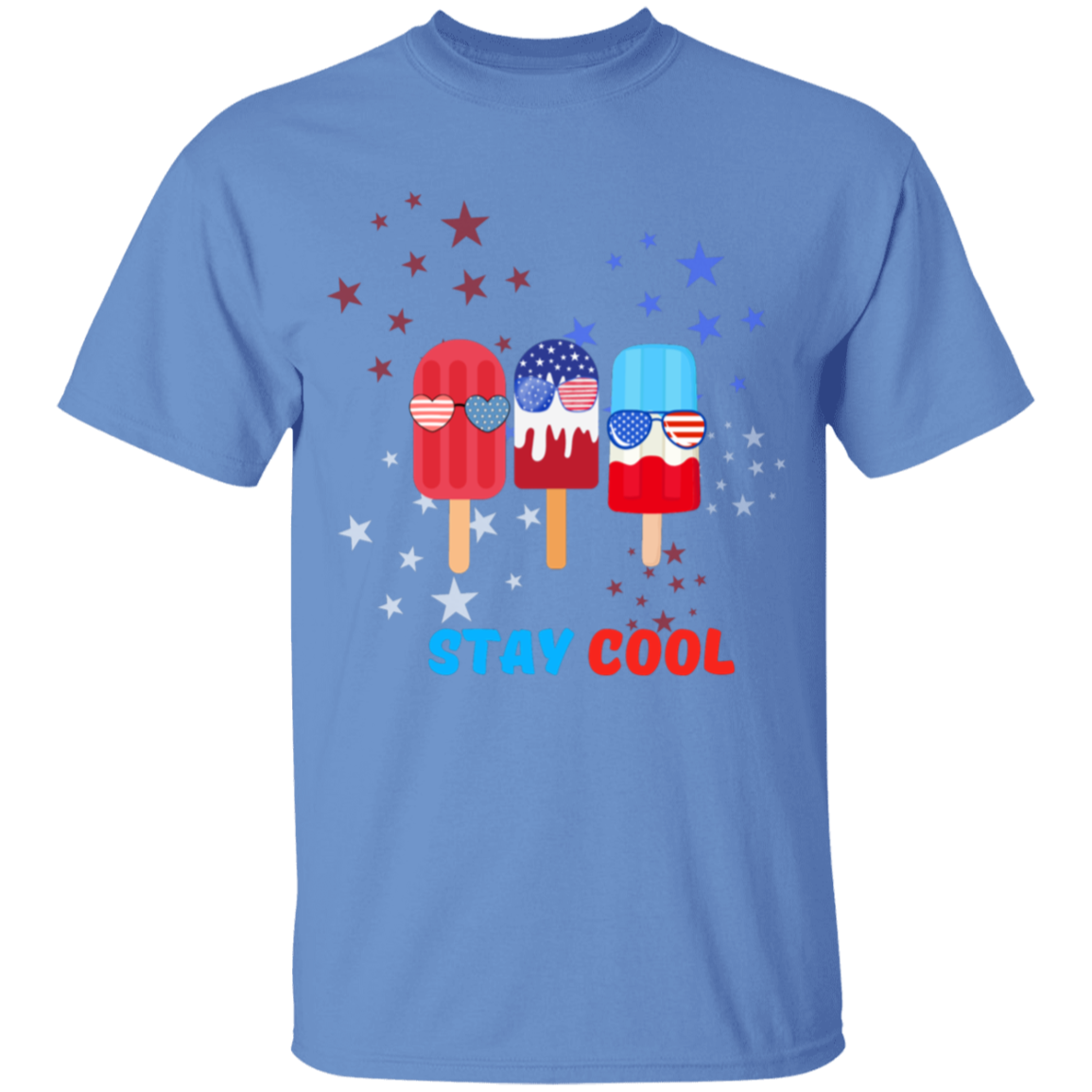 "Stay Cool" Summertime Fun Youth 100% Cotton T-Shirt