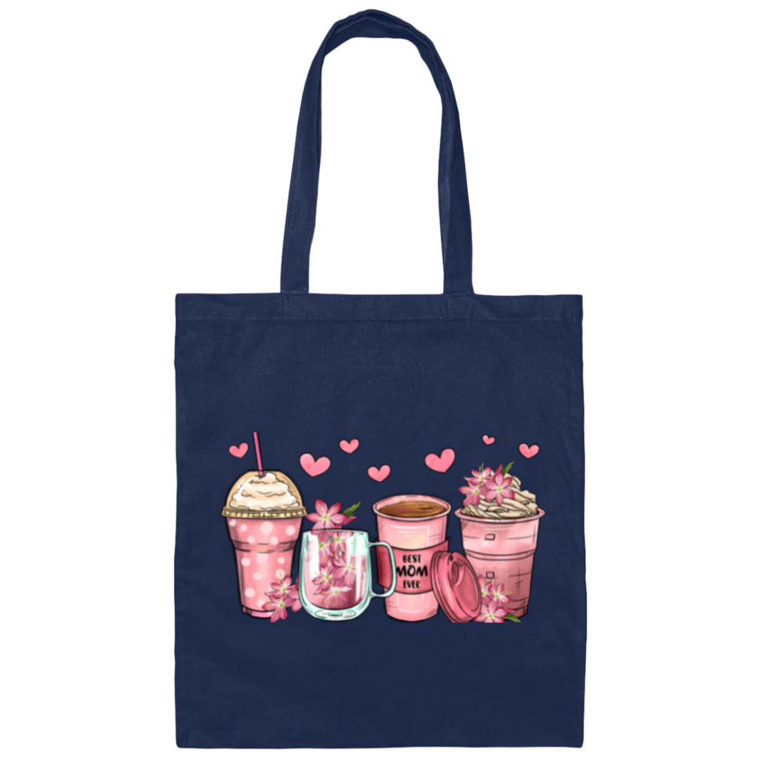 "Best Mom" Canvas Tote Bag