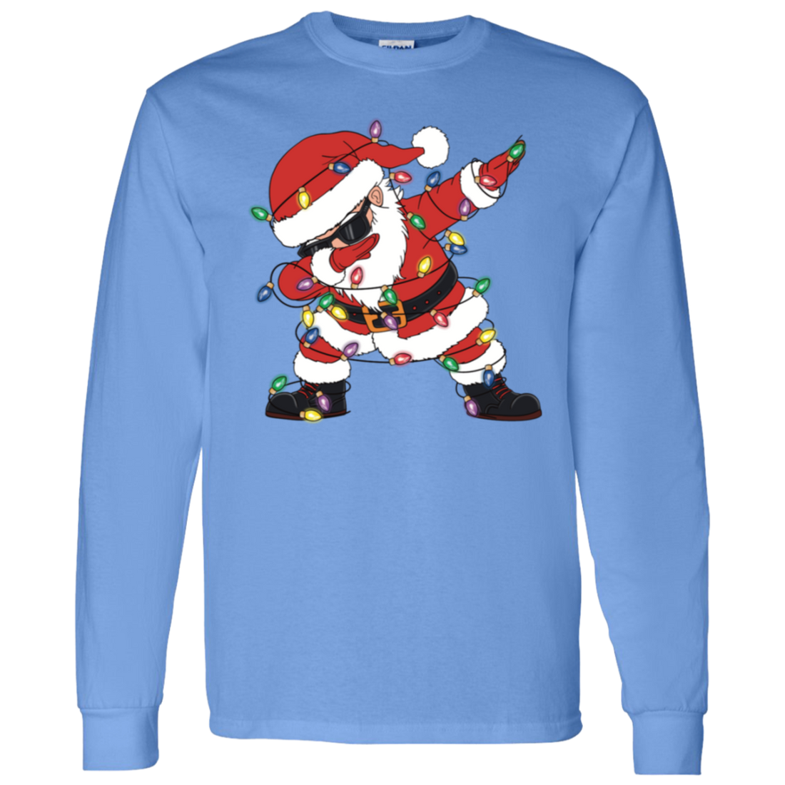 Funny Dabbing Santa Christmas Crewneck – Ugly Sweater Party Favorite Dabbing Christmas Santa!