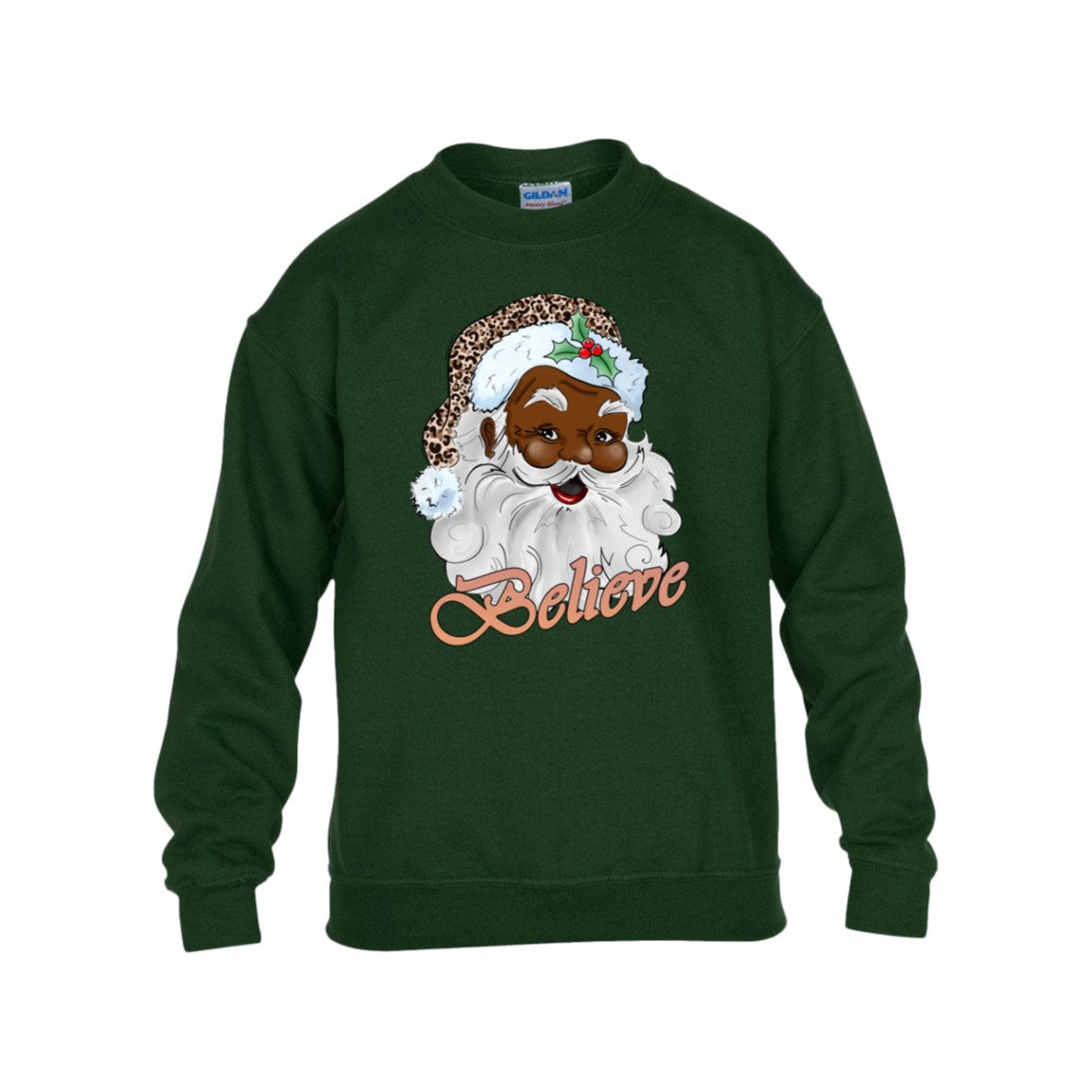 Christmas Santa "Believe" Holiday Sweatshirt