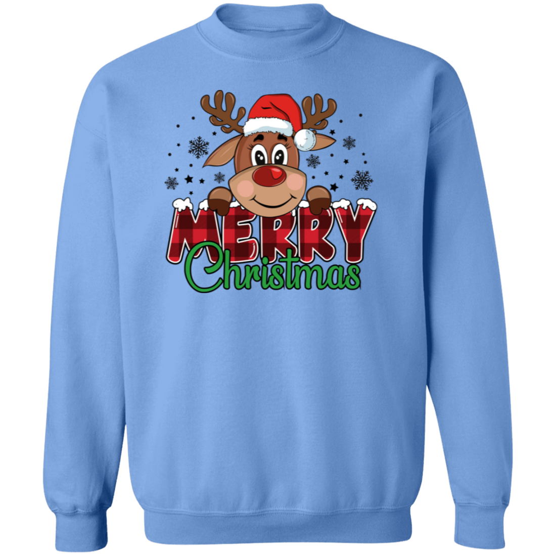 Funny Christmas Reindeer Adult Sweatshirt | Youth T-Shirt | Great Gift
