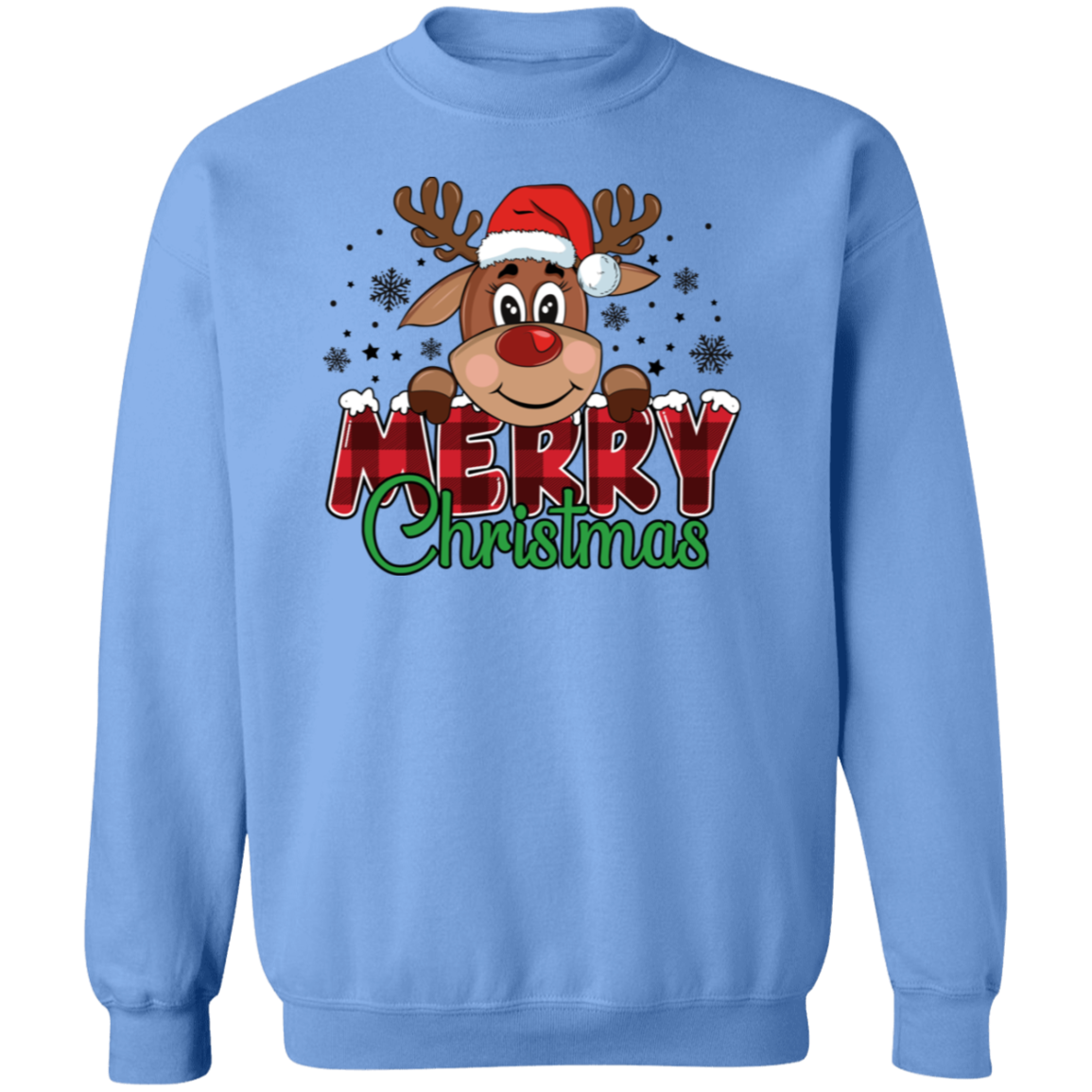 Funny Christmas Reindeer Adult Sweatshirt | Youth T-Shirt | Great Gift