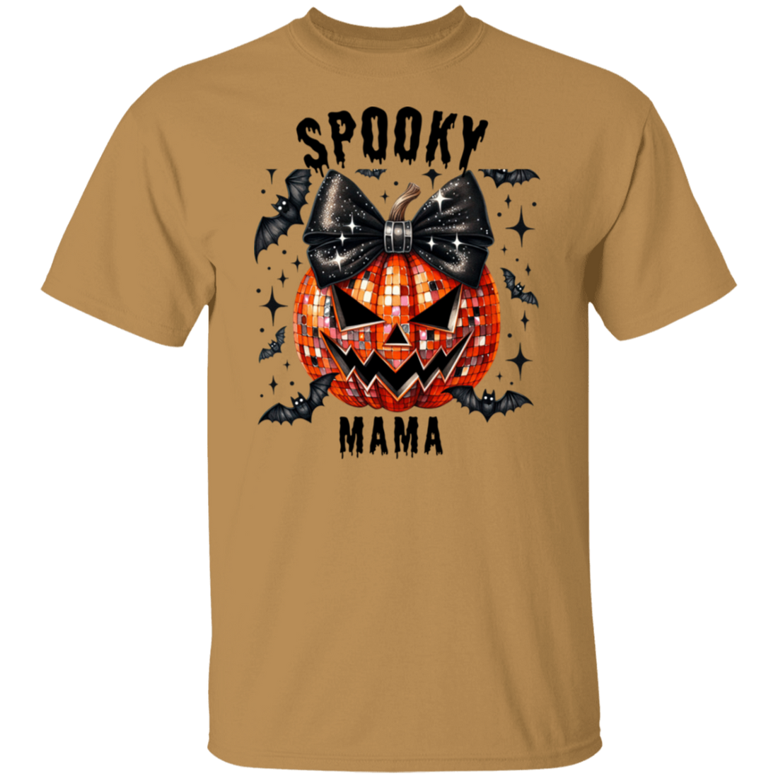Halloween "Spooky Mama" Short Sleeve T-Shirt