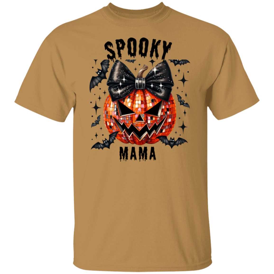 Halloween "Spooky Mama" Short Sleeve T-Shirt