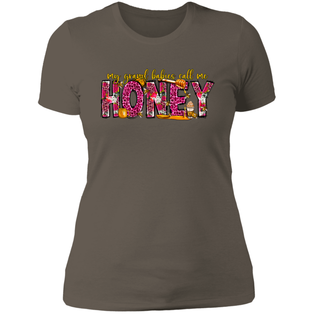 "My Grandbabies call Me Honey" Ladies' T-Shirt