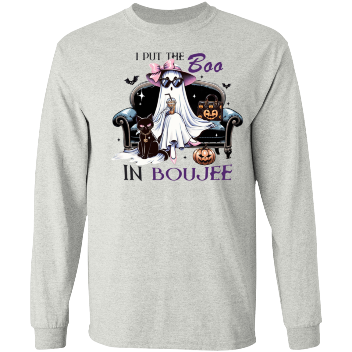 Halloween Funny "Boujee" Long Sleeve T-Shirt!