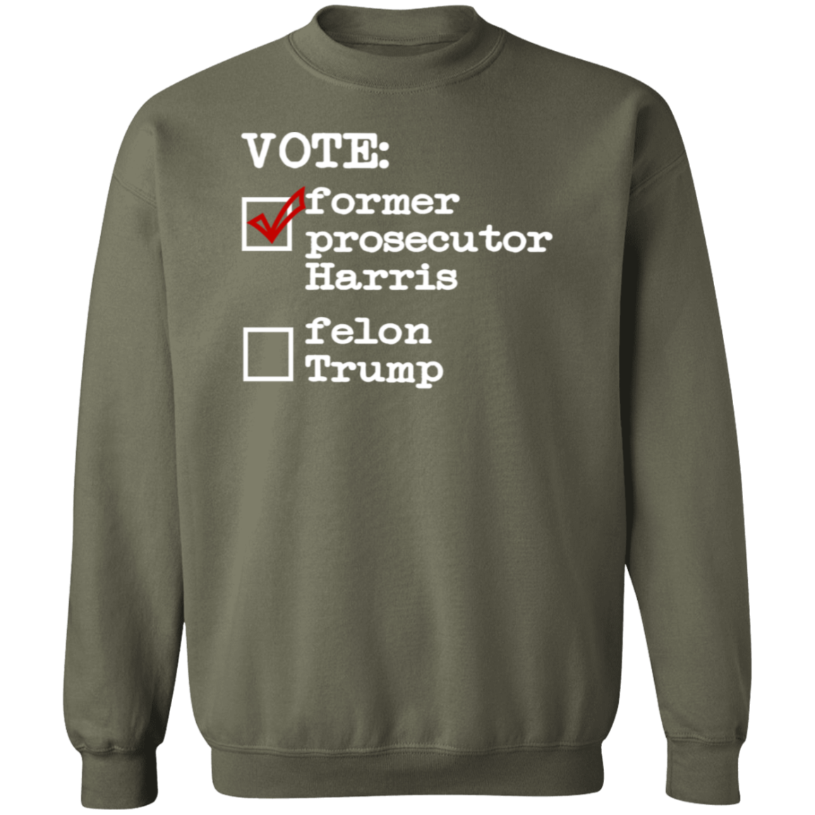 "Vote" 2024 Crewneck Pullover Sweatshirt!