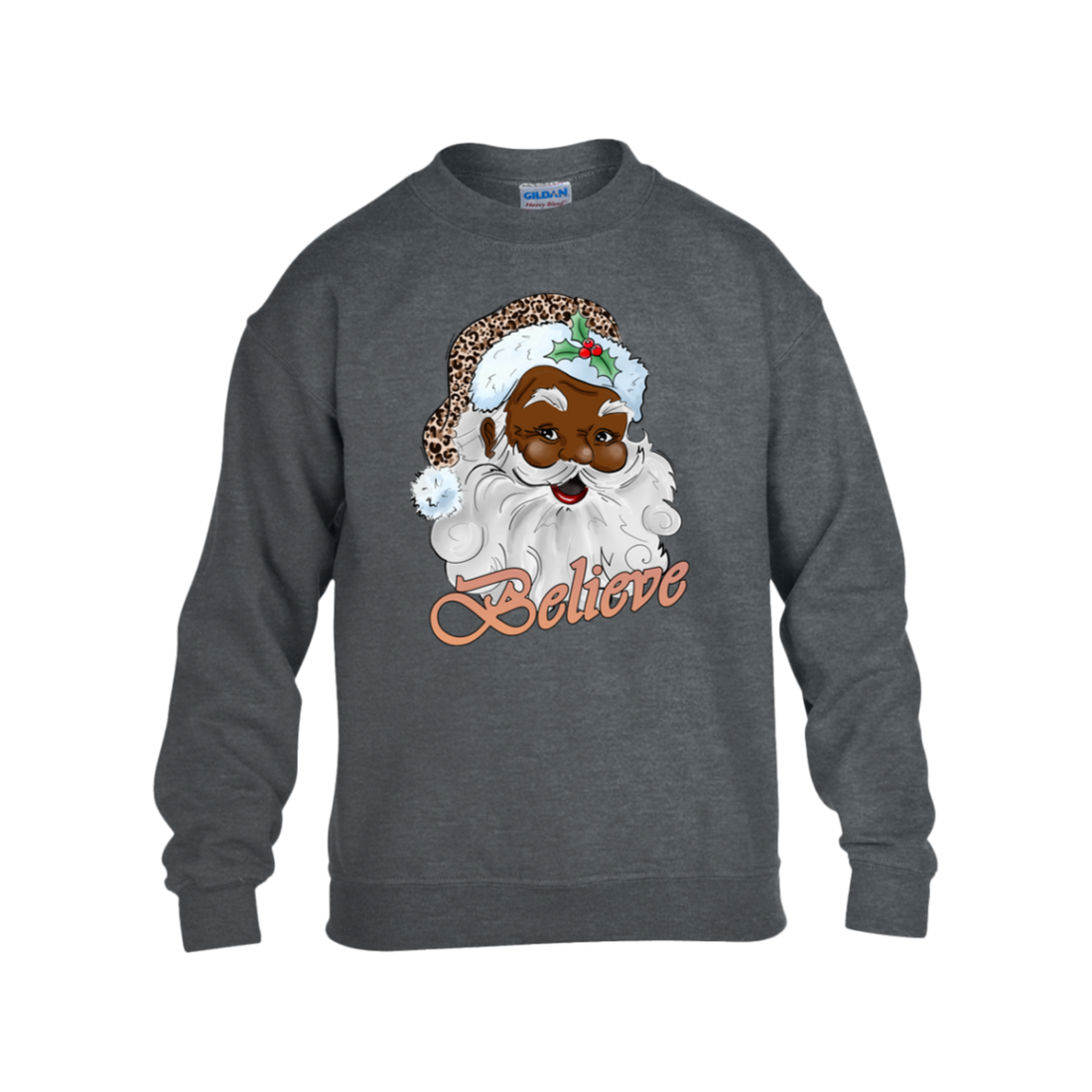 Christmas Santa "Believe" Holiday Sweatshirt