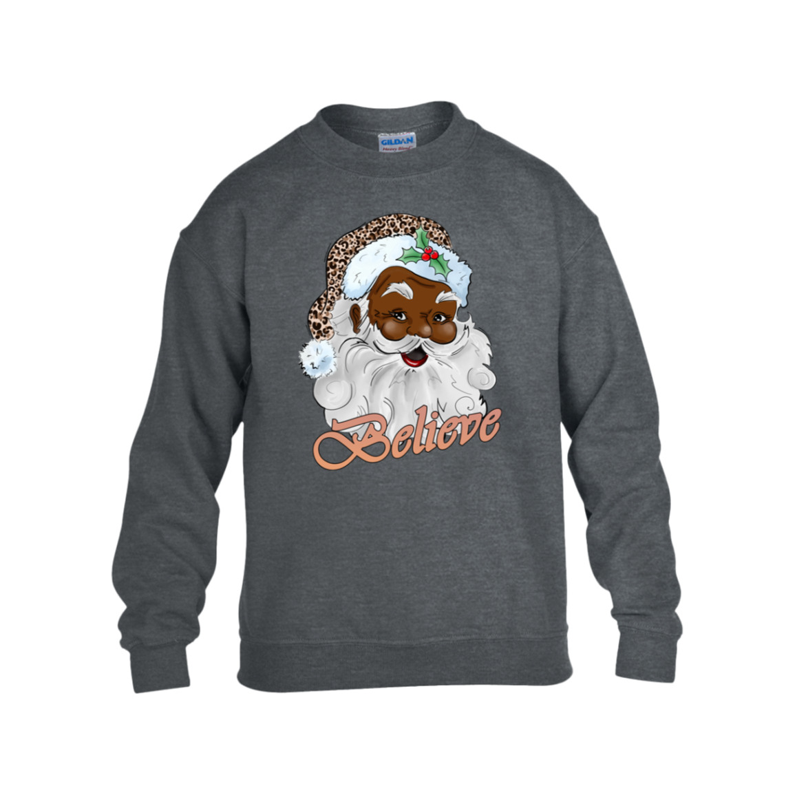 Christmas Santa "Believe" Holiday Sweatshirt