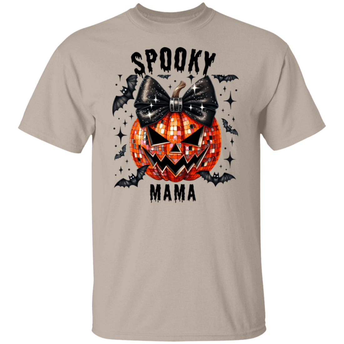 Halloween "Spooky Mama" Short Sleeve T-Shirt