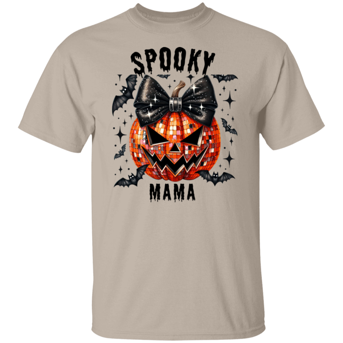 Halloween "Spooky Mama" Short Sleeve T-Shirt