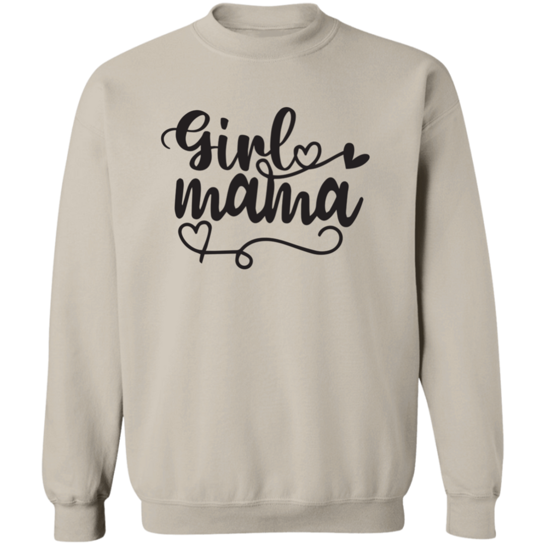 "Girl Mama" Crewneck Pullover Sweatshirt