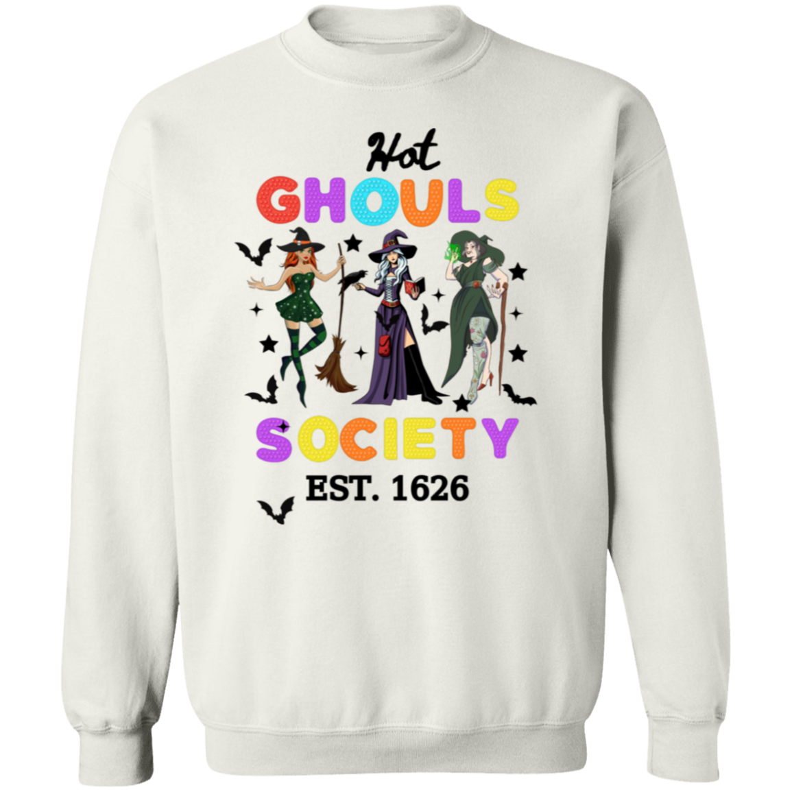 Halloween "Hot Ghouls" Pullover Sweatshirt/T-Shirt!