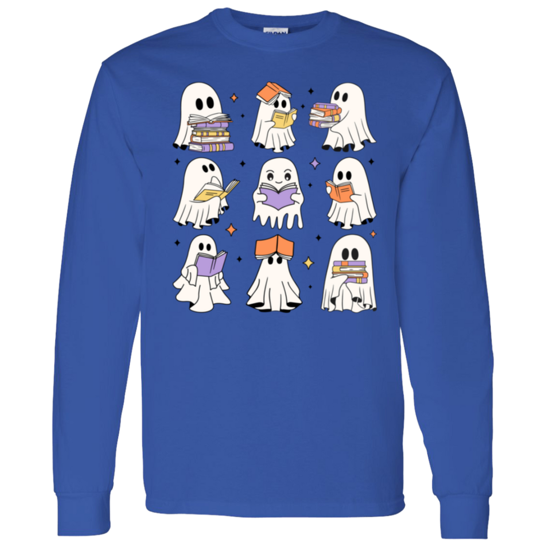 Retro Reading Ghost, Gift For Fall Lovers!
