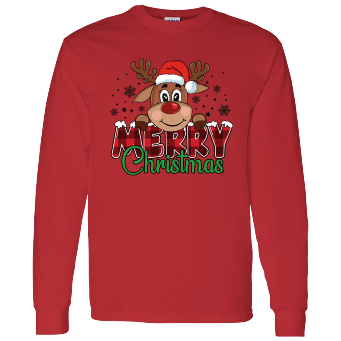 Funny Christmas Reindeer Adult Sweatshirt | Youth T-Shirt | Great Gift