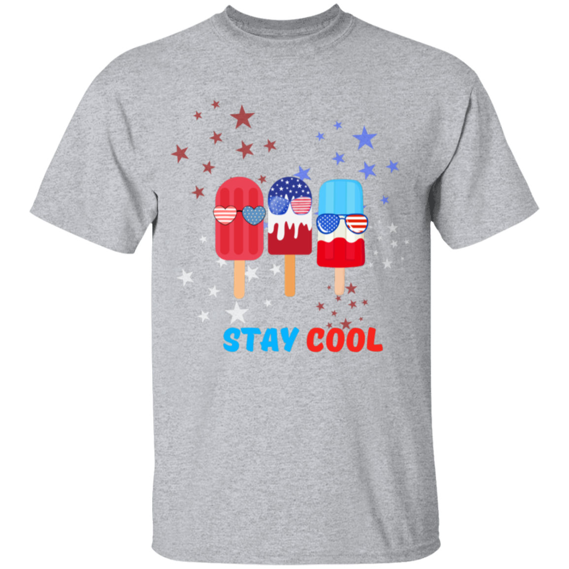 "Stay Cool" Summertime Fun Youth 100% Cotton T-Shirt