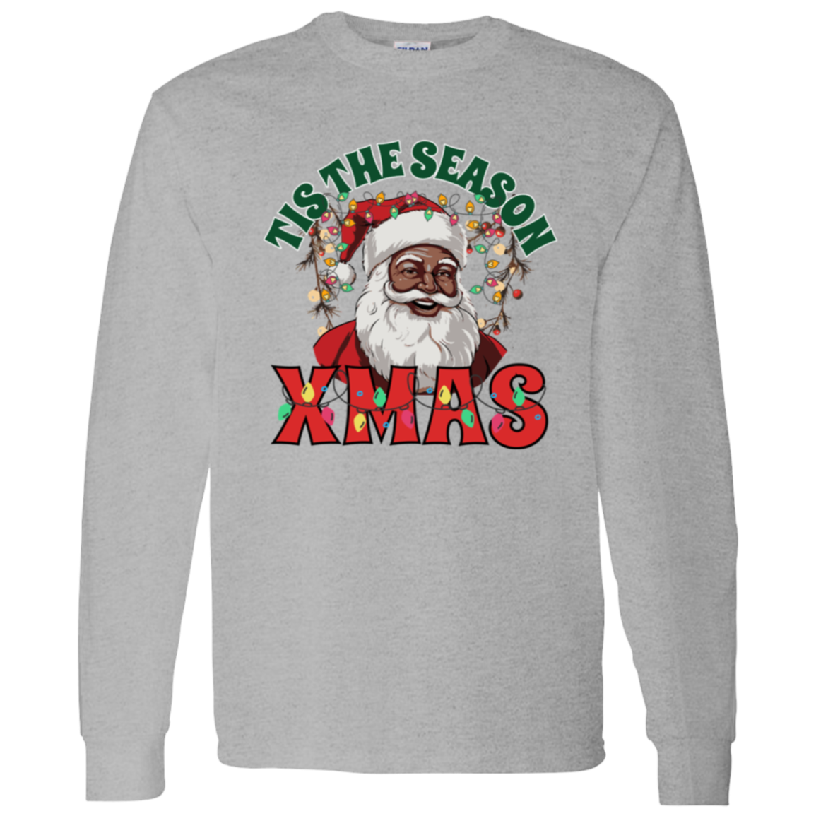 Christmas Santa "Tis the Season" Holiday Sweatshirt