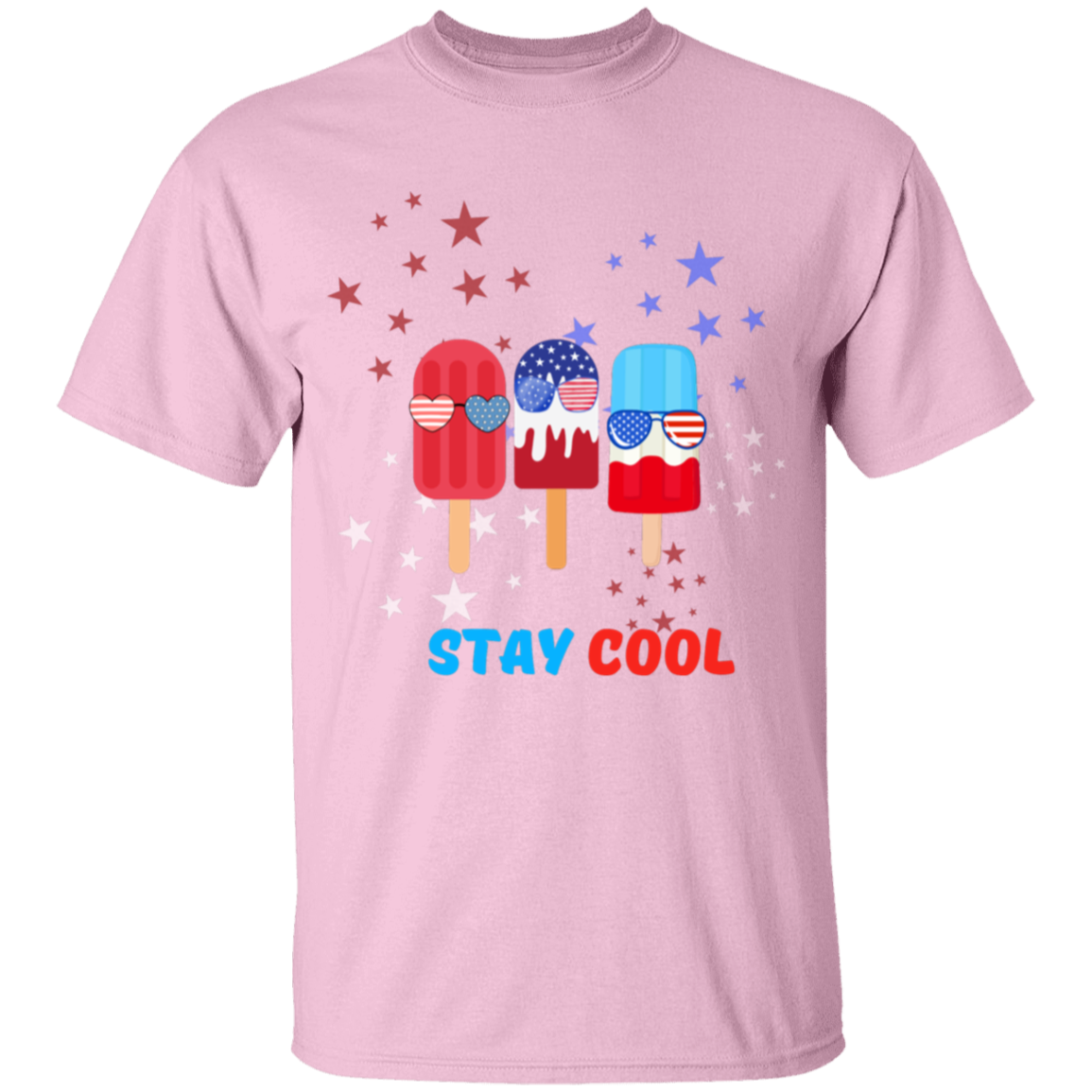 "Stay Cool" Summertime Fun Youth 100% Cotton T-Shirt