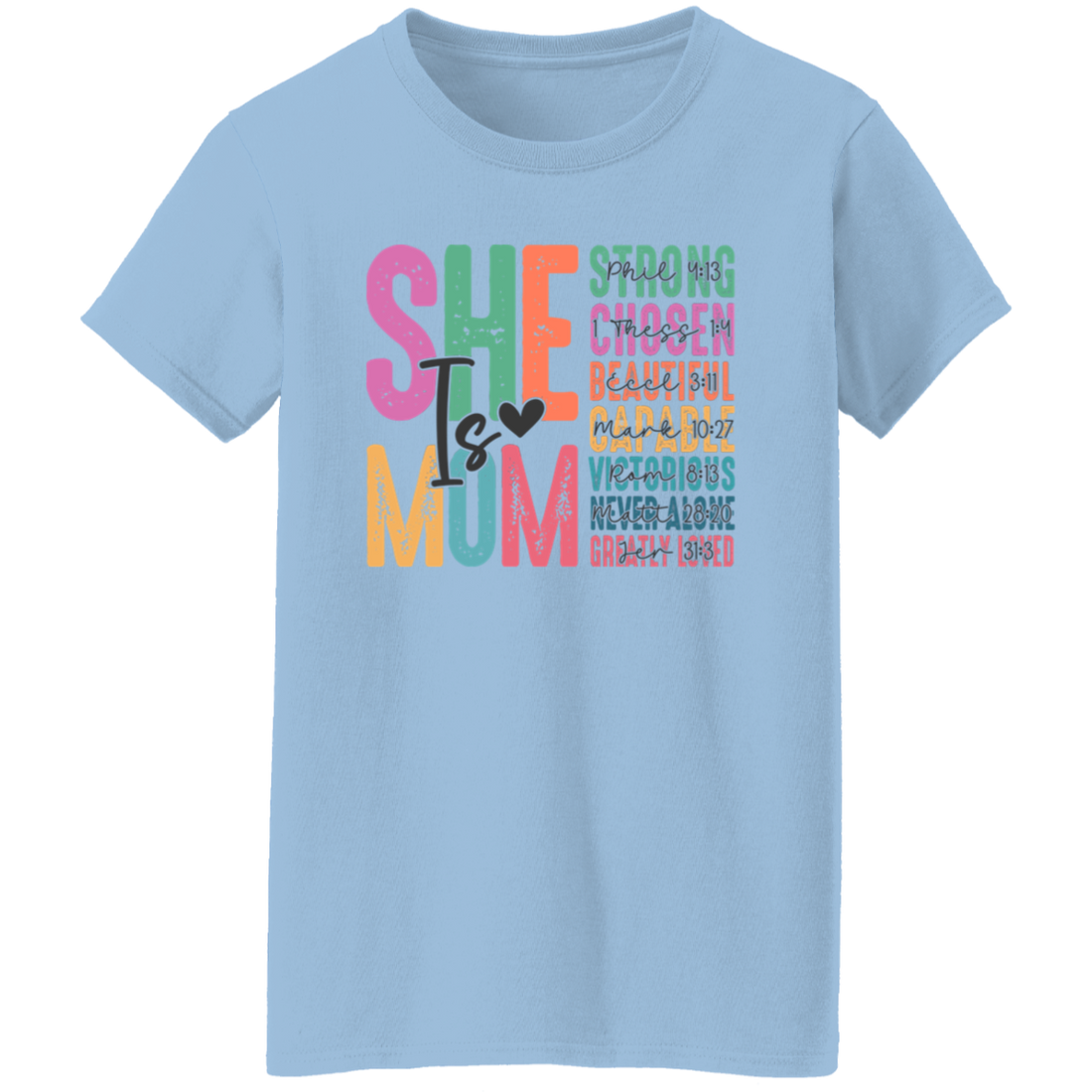 To Mom "You Are All of These" Ladies" T-Shirt
