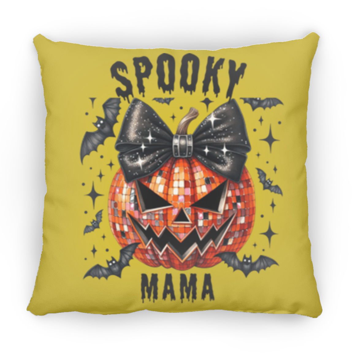 Halloween Decor, Spooky Mama Throw Pillows | Large Throw Pillow