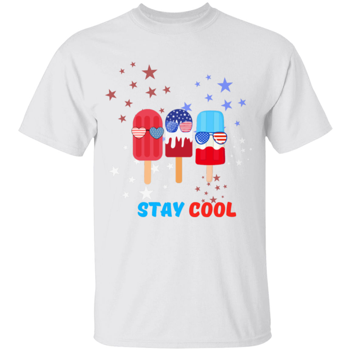 "Stay Cool" Summertime Fun Youth 100% Cotton T-Shirt