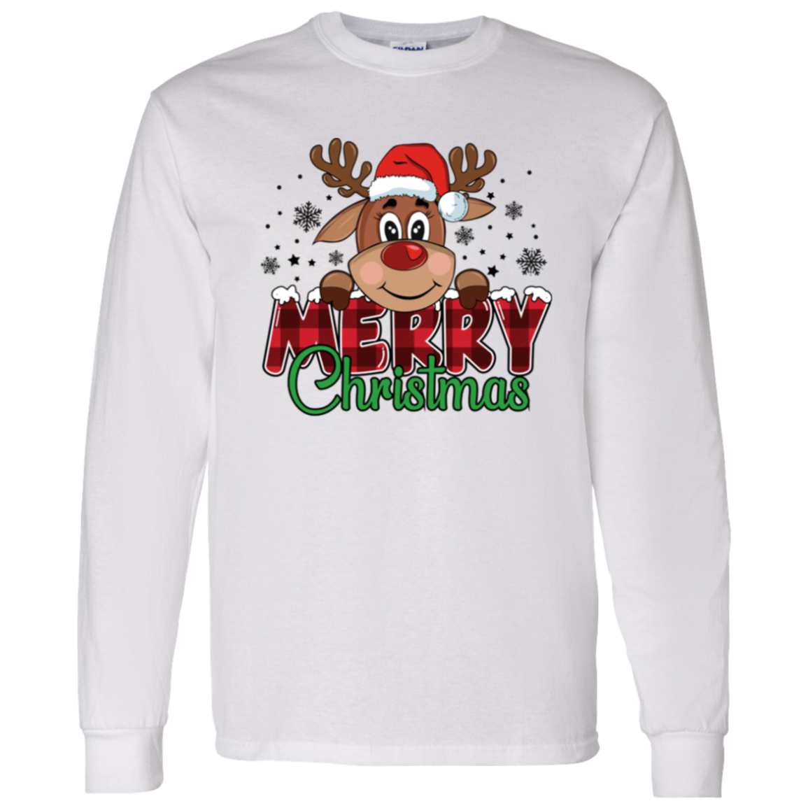 Funny Christmas Reindeer Adult Sweatshirt | Youth T-Shirt | Great Gift