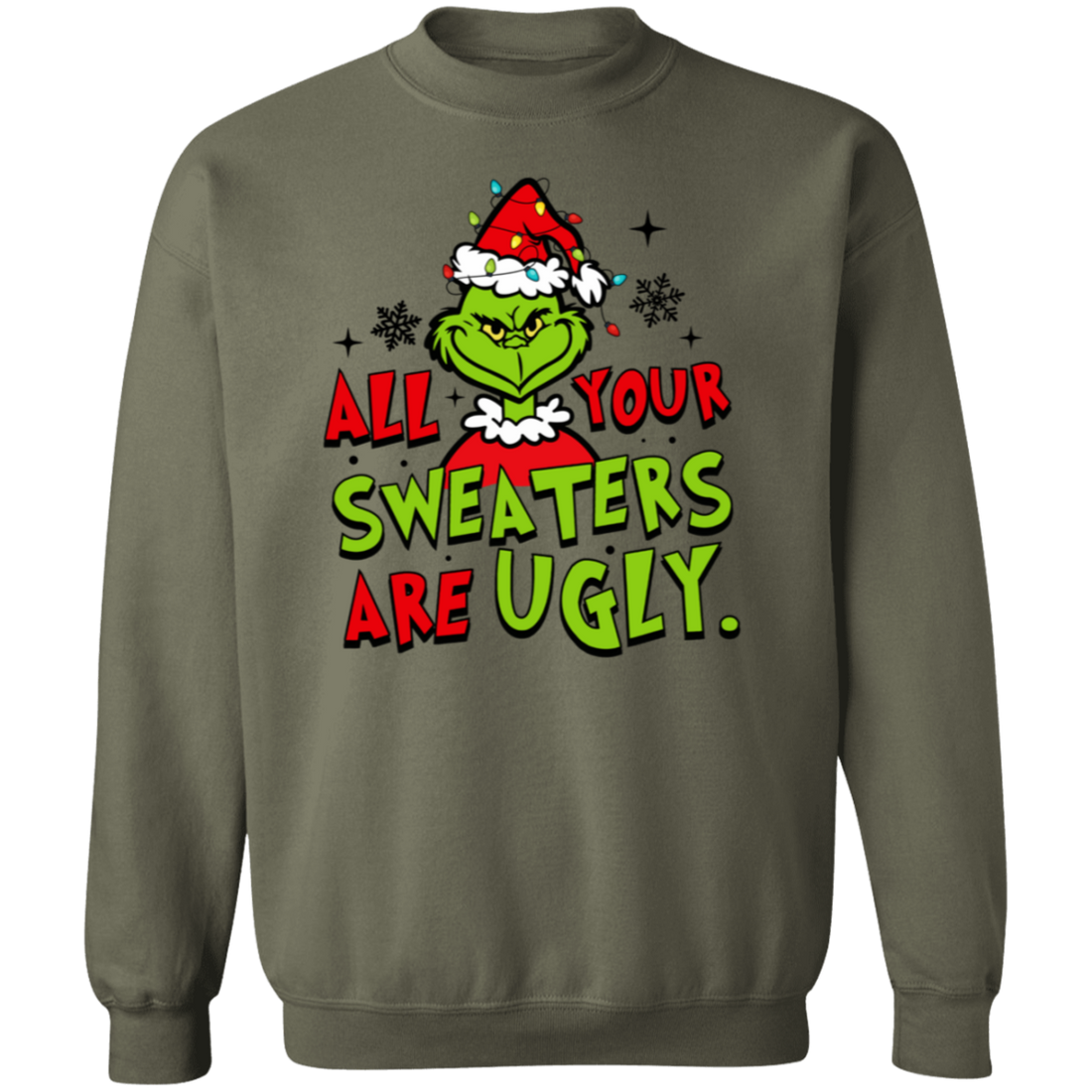 Grinch-Style “Ugly Sweater Roast” Holiday Hoodie Funny Christmas Sweatshirt/Hoodie