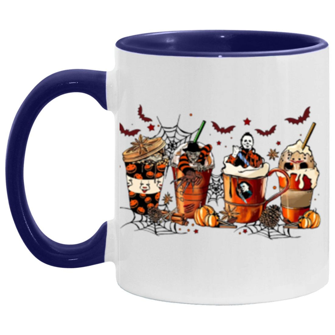11oz Accent Halloween Mug,Horror Movie Mug!