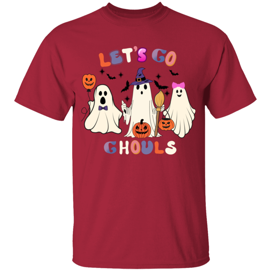 Let's Go Ghouls Halloween Shirt, Kids Halloween Ready  T-Shirt