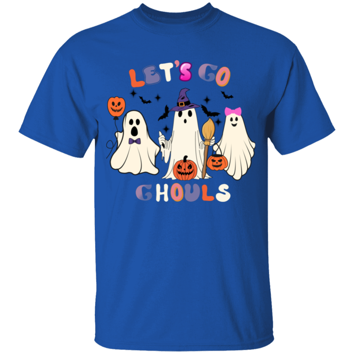 Let's Go Ghouls Halloween Shirt, Kids Halloween Ready  T-Shirt