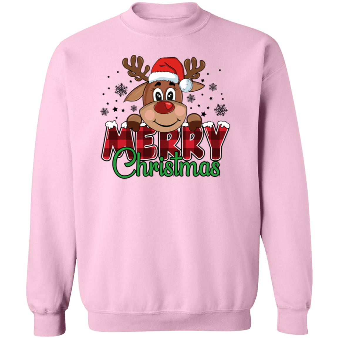 Funny Christmas Reindeer Adult Sweatshirt | Youth T-Shirt | Great Gift