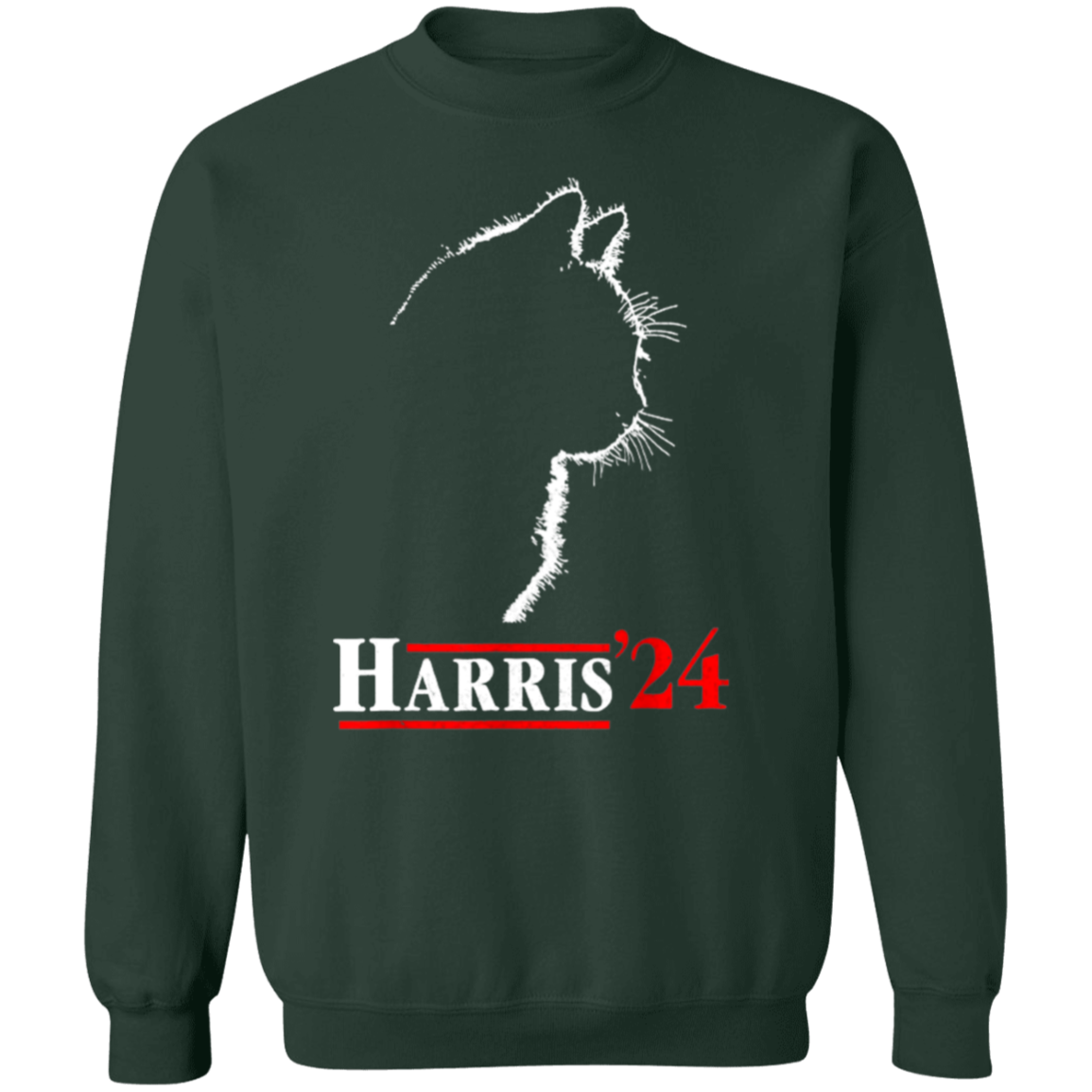 Cat Ladies for Harris  Crewneck Pullover Sweatshirt