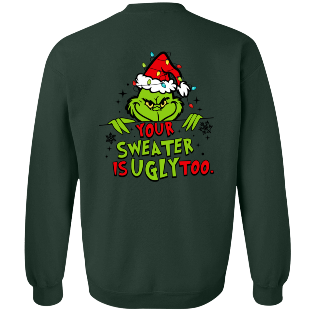 Grinch-Style “Ugly Sweater Roast” Holiday Hoodie Funny Christmas Sweatshirt/Hoodie