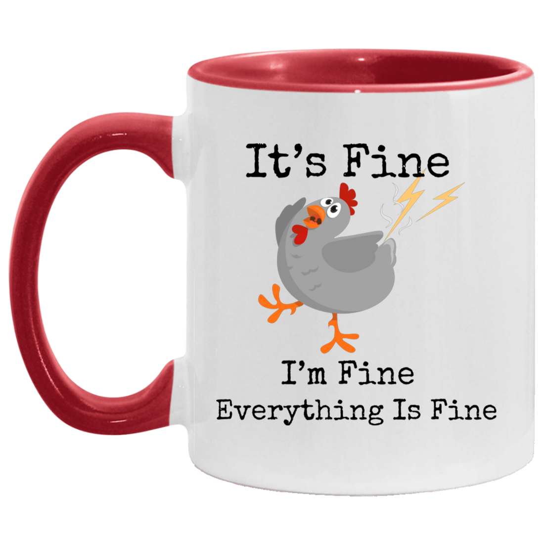 "I'm Fine" 11oz Accent Coffee Mug