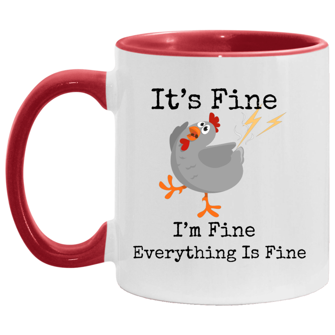 "I'm Fine" 11oz Accent Coffee Mug