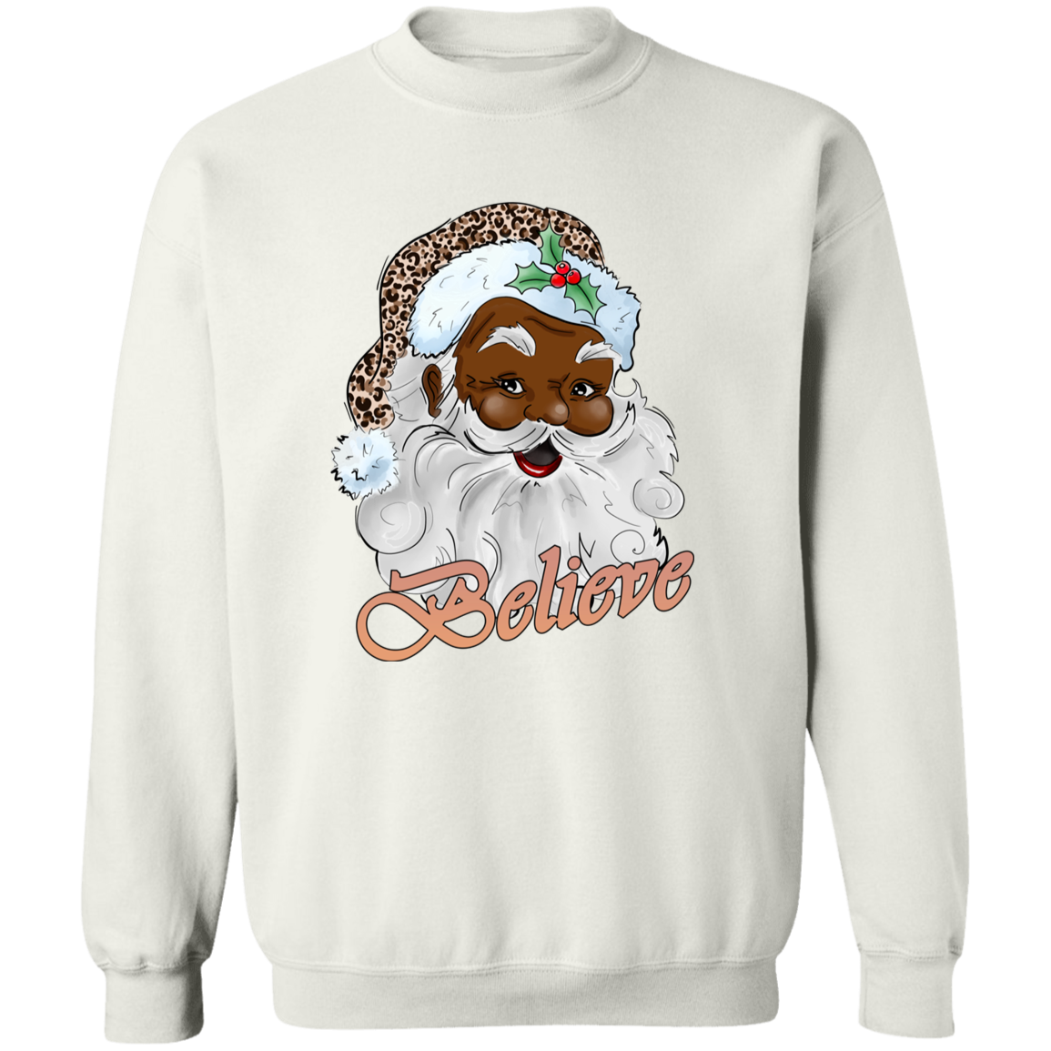 Christmas Santa "Believe" Holiday Sweatshirt