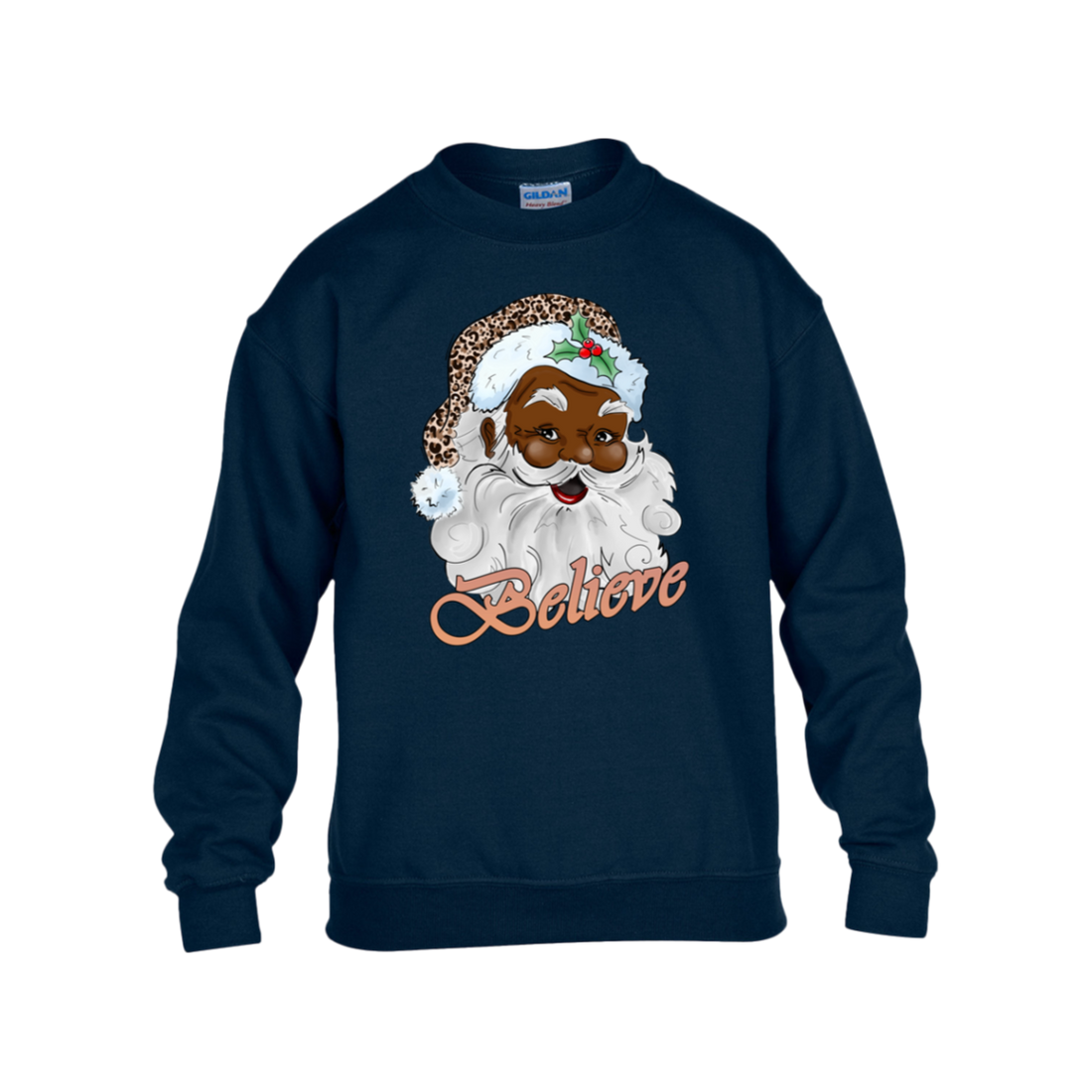 Christmas Santa "Believe" Holiday Sweatshirt