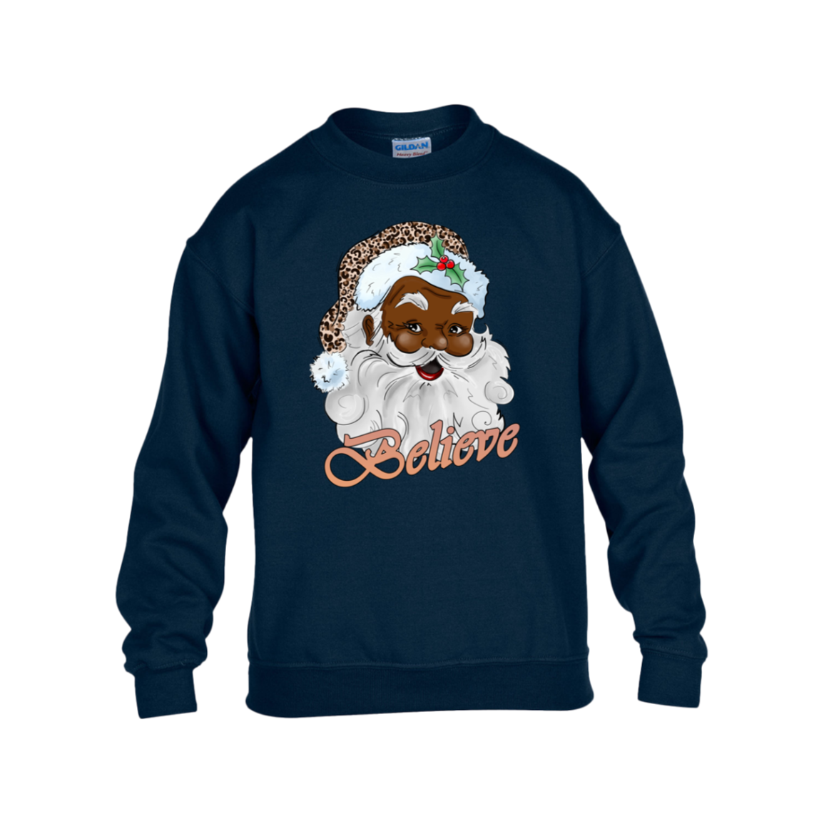 Christmas Santa "Believe" Holiday Sweatshirt