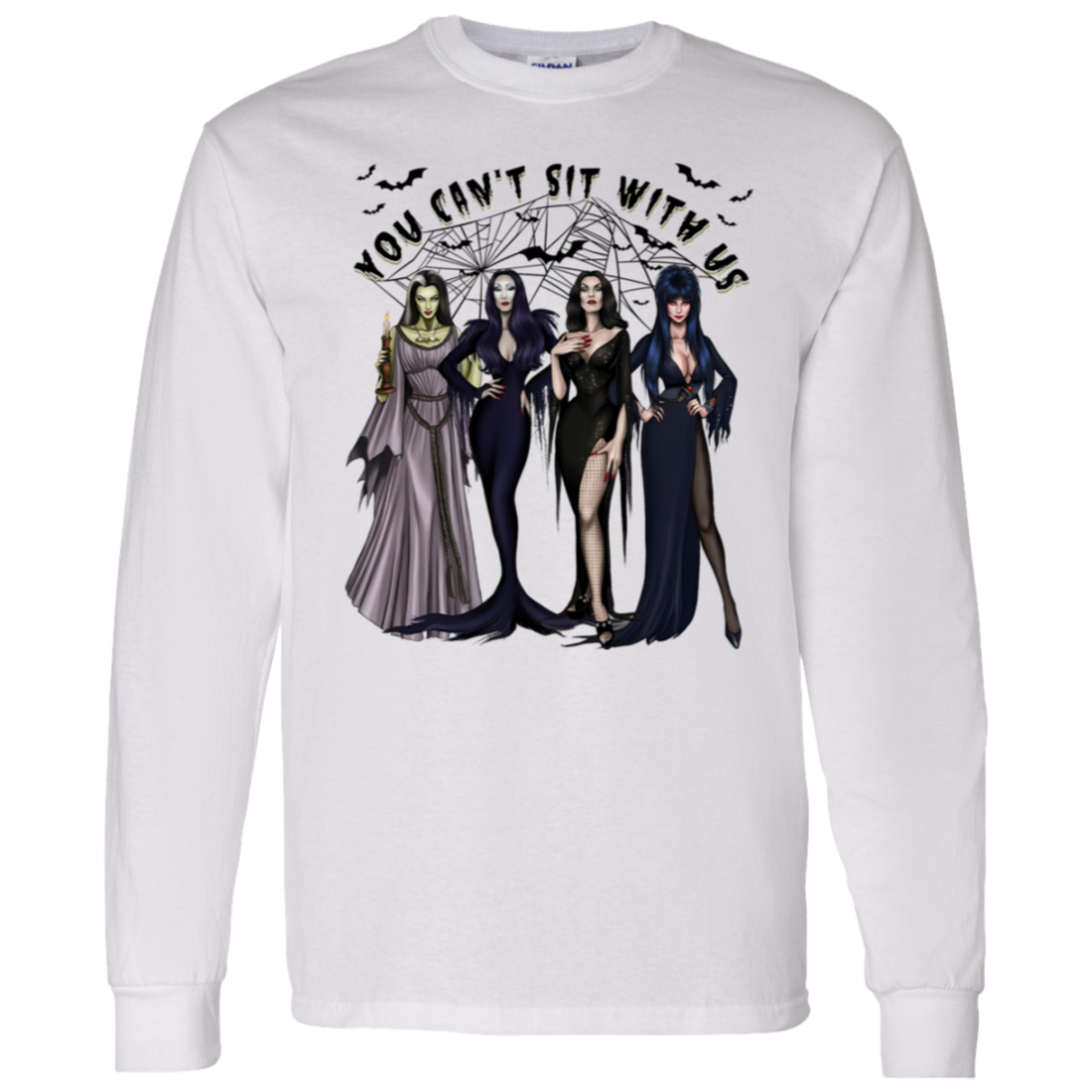 Halloween Witches "You Can't Sit With Us" Pullover Sweatshirt/T-Shirt