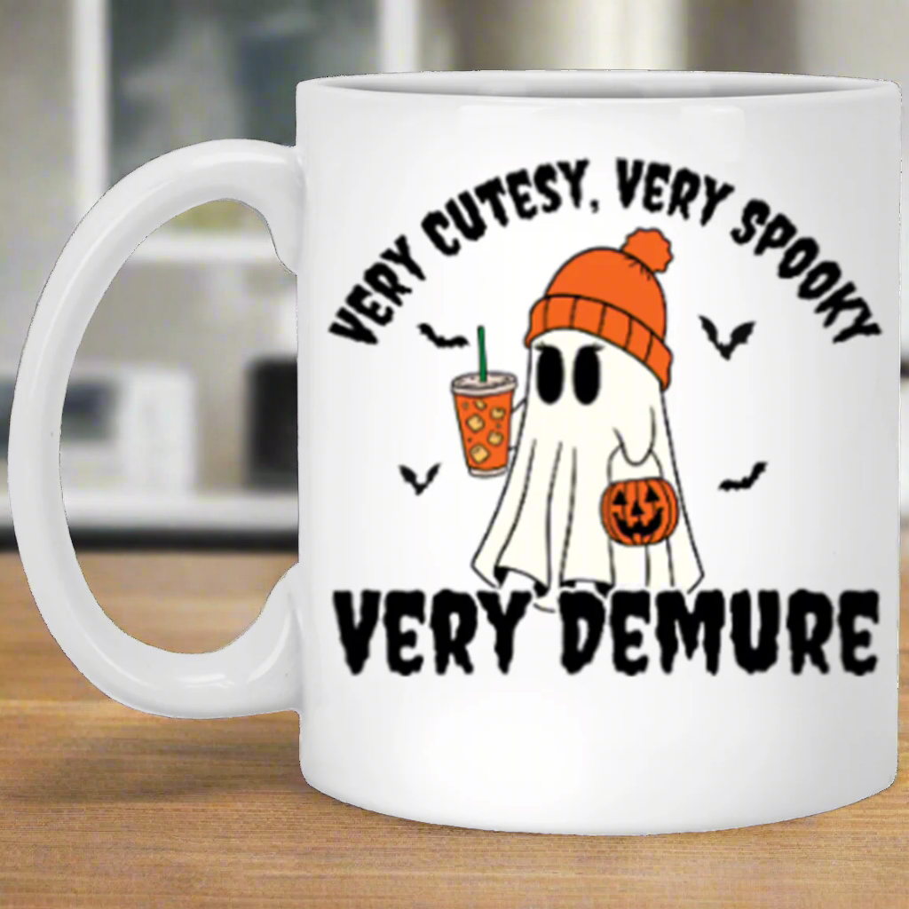 Halloween Very Cutesy, Very Demure 11oz Mugs