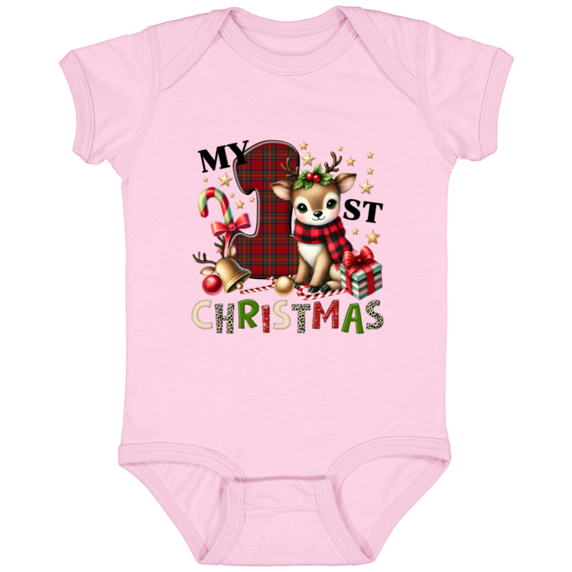 "My 1st Christmas" Infant/Toddler Holiday Apparel | Great Gifts!