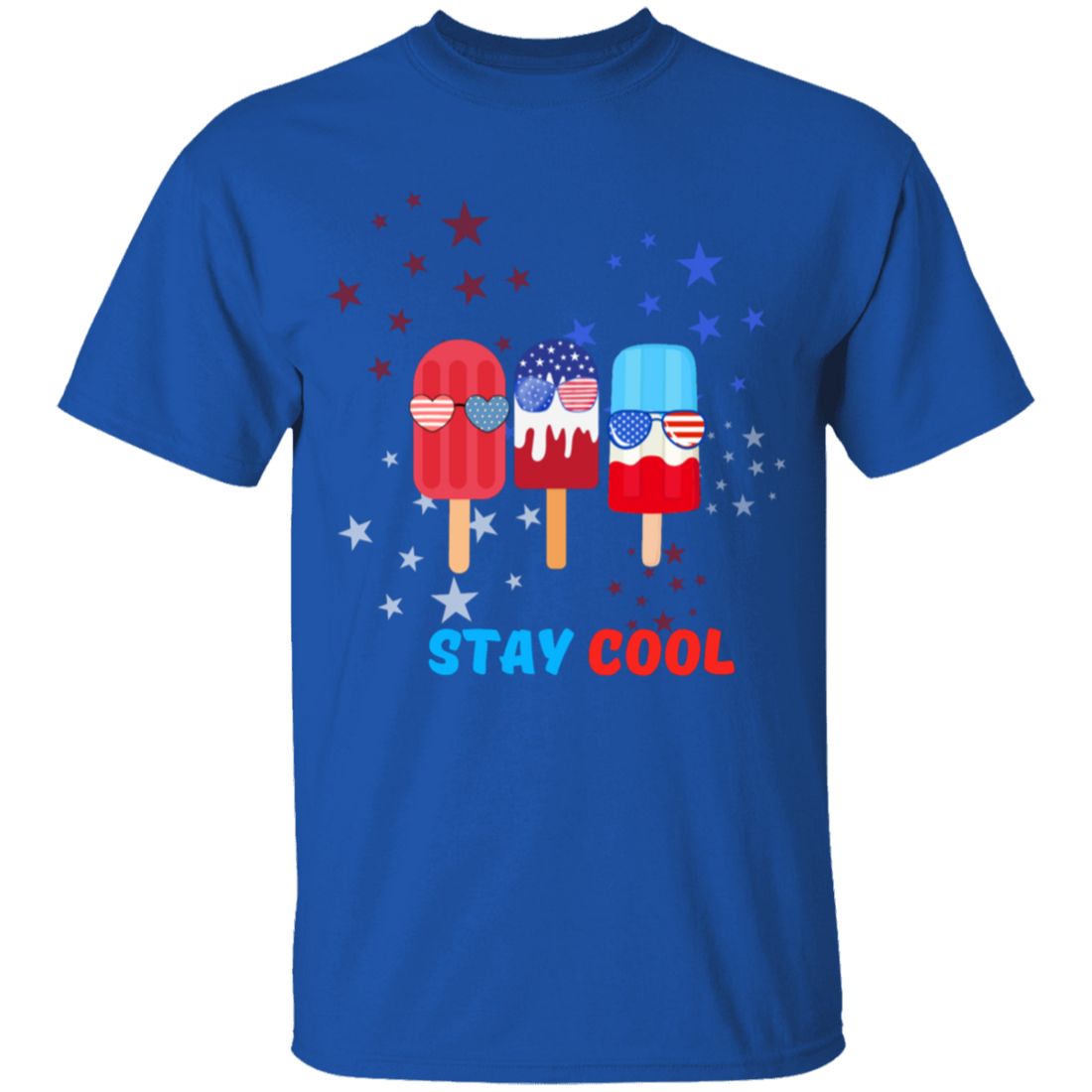 "Stay Cool" Summertime Fun Youth 100% Cotton T-Shirt