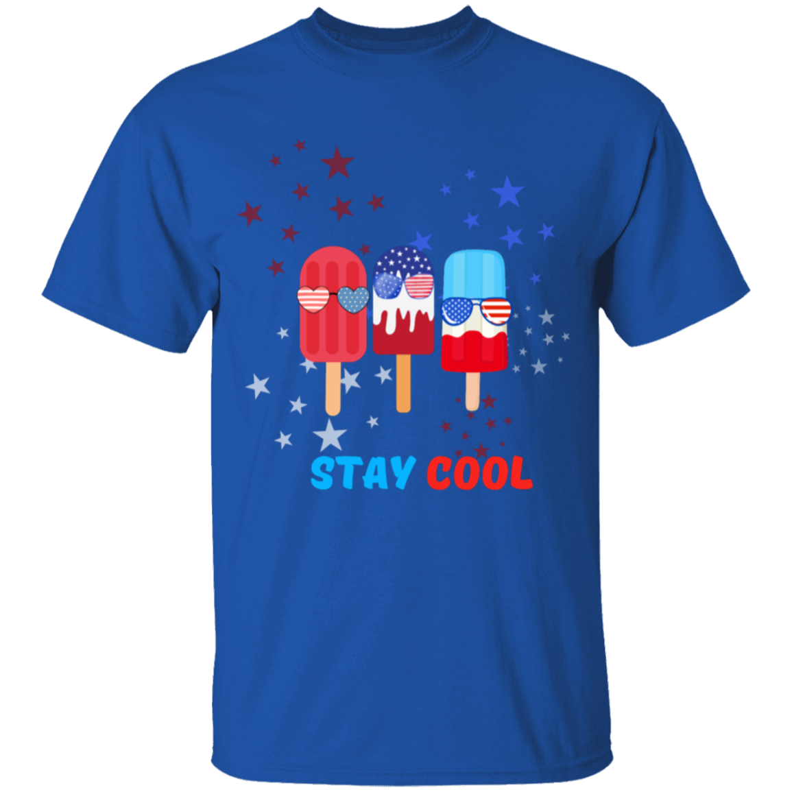 "Stay Cool" Summertime Fun Youth 100% Cotton T-Shirt