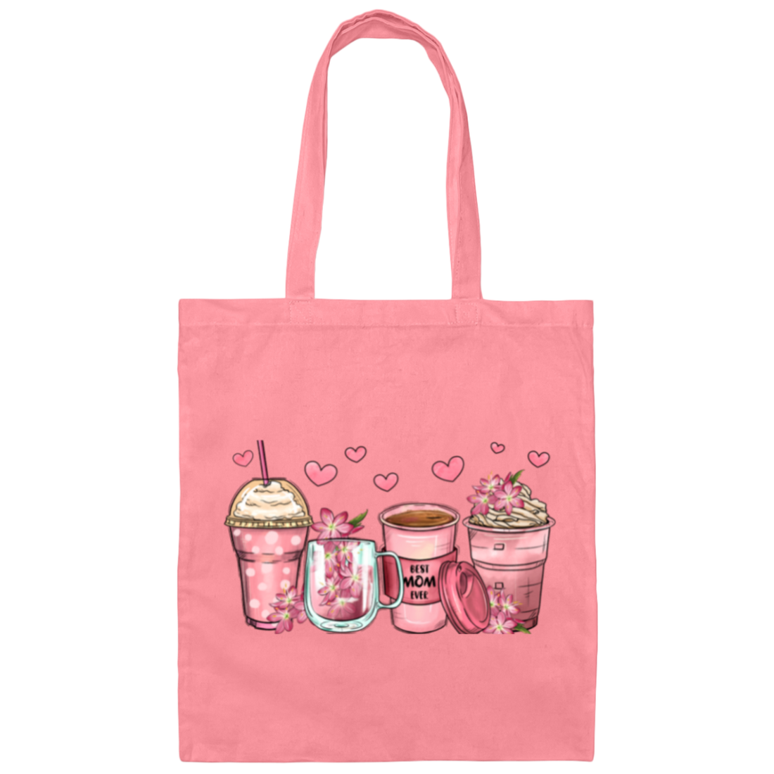 "Best Mom" Canvas Tote Bag