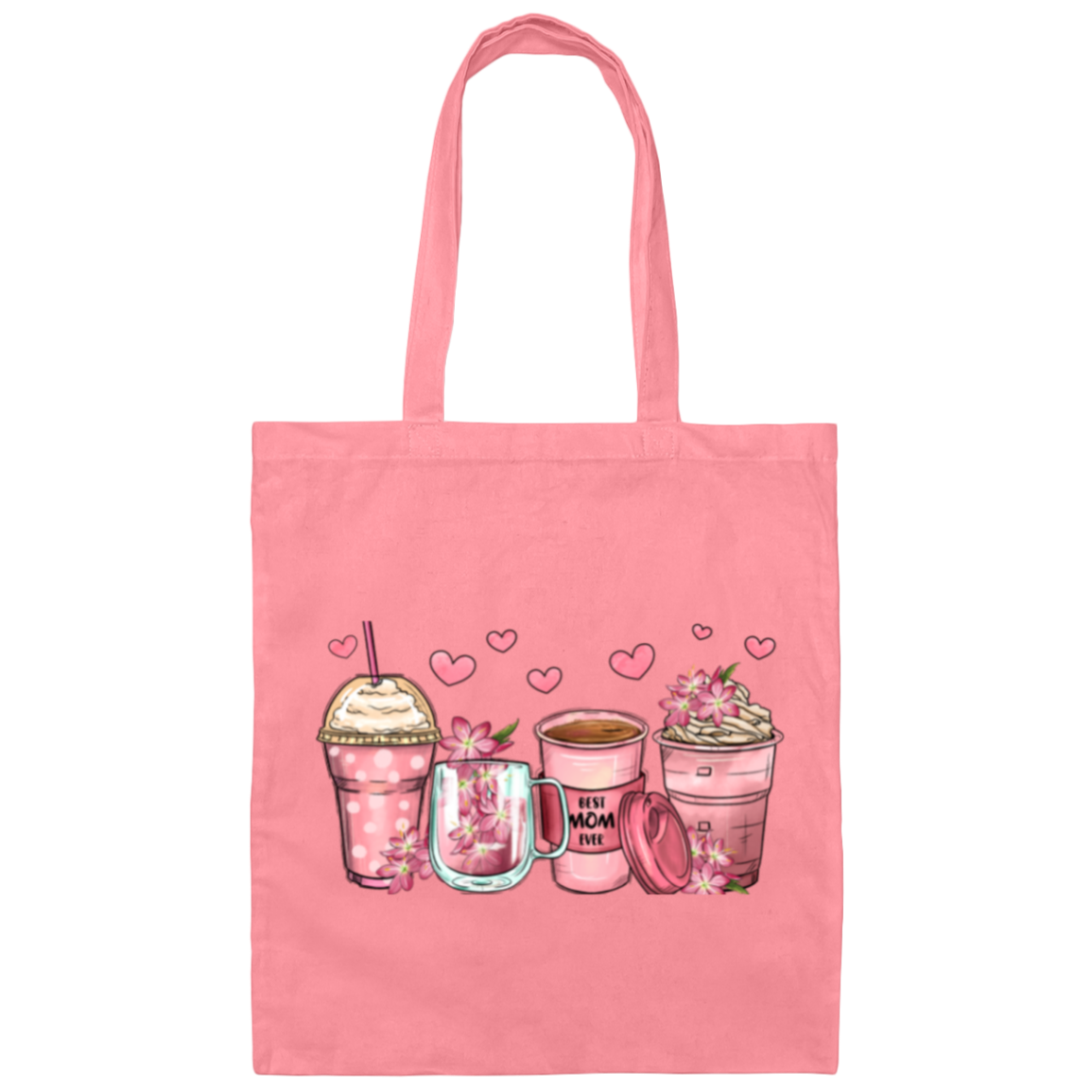 "Best Mom" Canvas Tote Bag