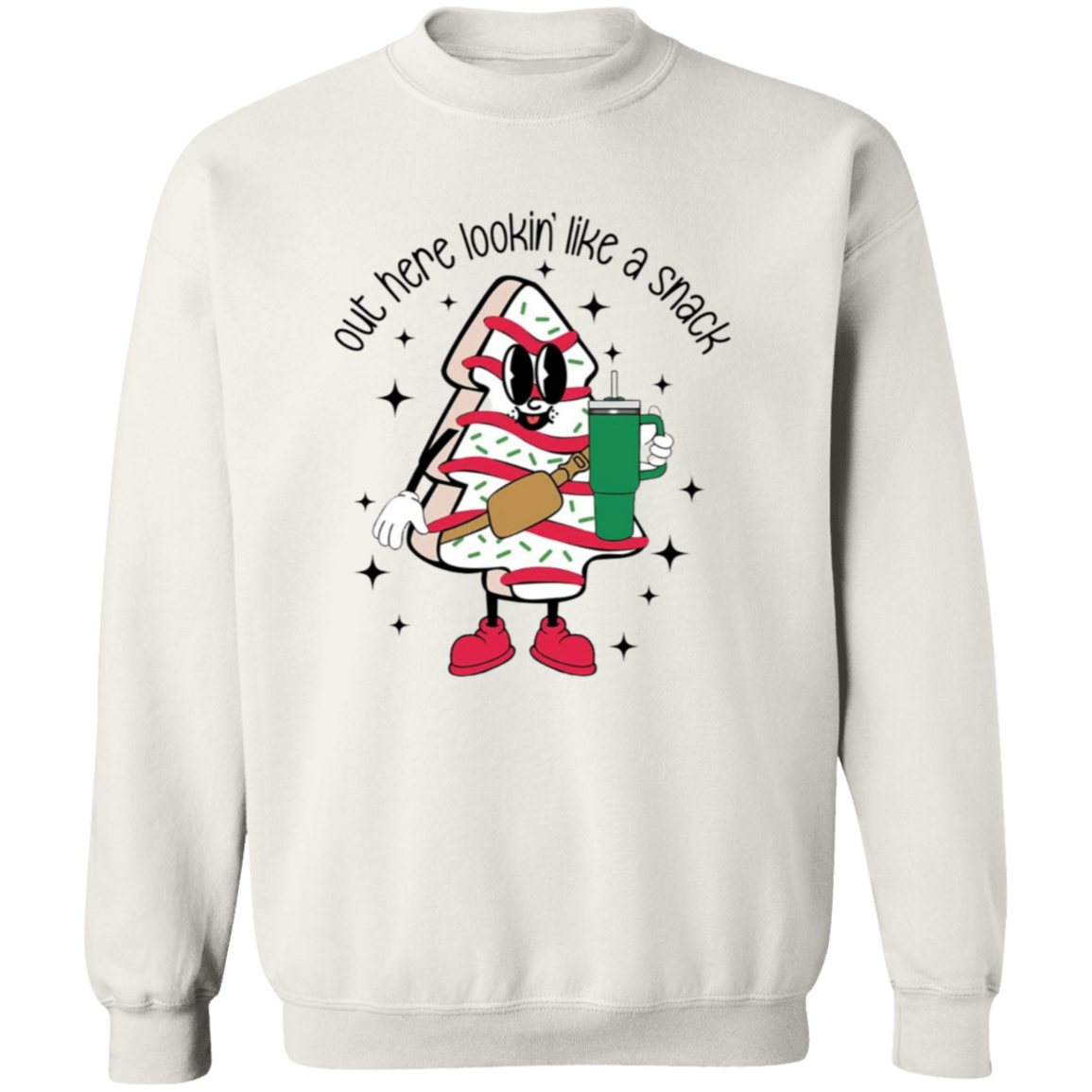 Christmas Graphic "Lookin' like a snack" L/S Apparel | Gift | Birthday!