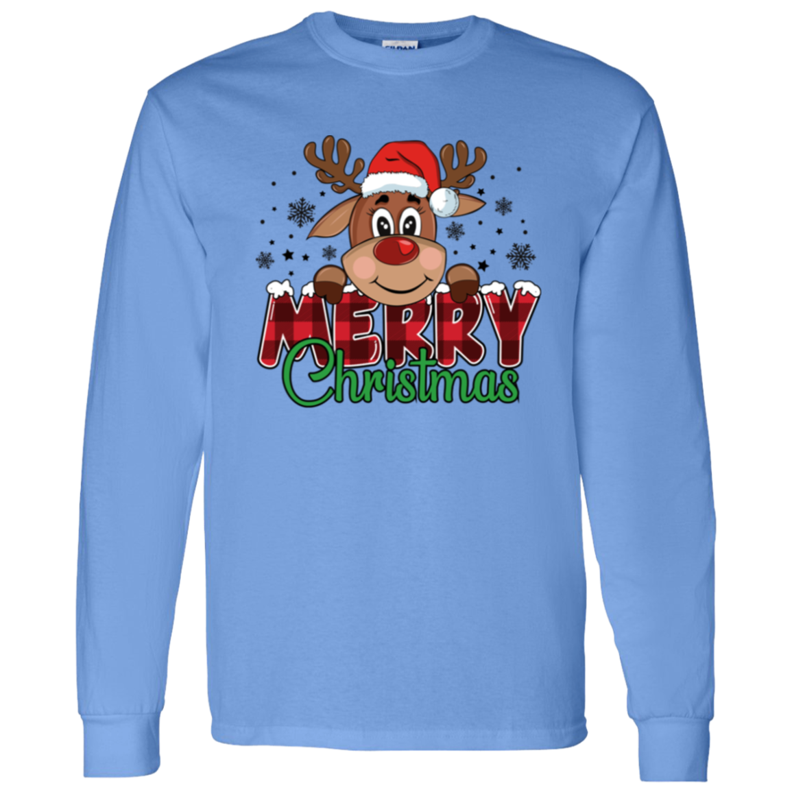 Funny Christmas Reindeer Adult Sweatshirt | Youth T-Shirt | Great Gift