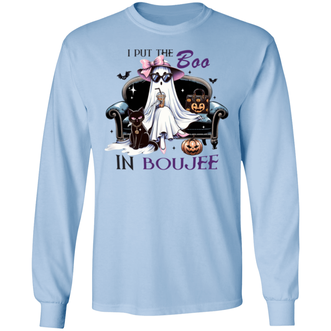 Halloween Funny "Boujee" Long Sleeve T-Shirt!